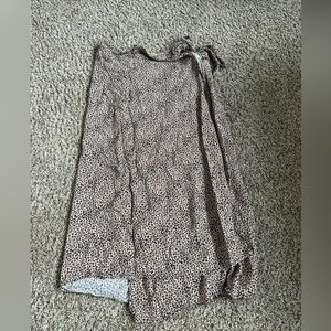 Urban Romantics Leopard Print Midi Skirt